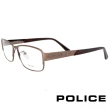 【POLICE】品牌自由精神款設計師系列光學眼鏡(金/琥珀 POV8811-0F68)