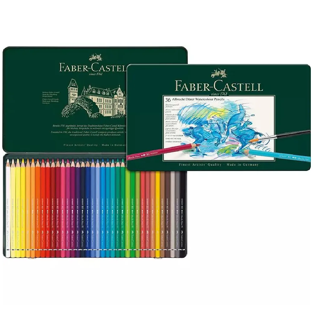 【Faber-Castell】藝術級60色水性色鉛筆117560(開學 文具 畫畫 美術 寫生 禮物)