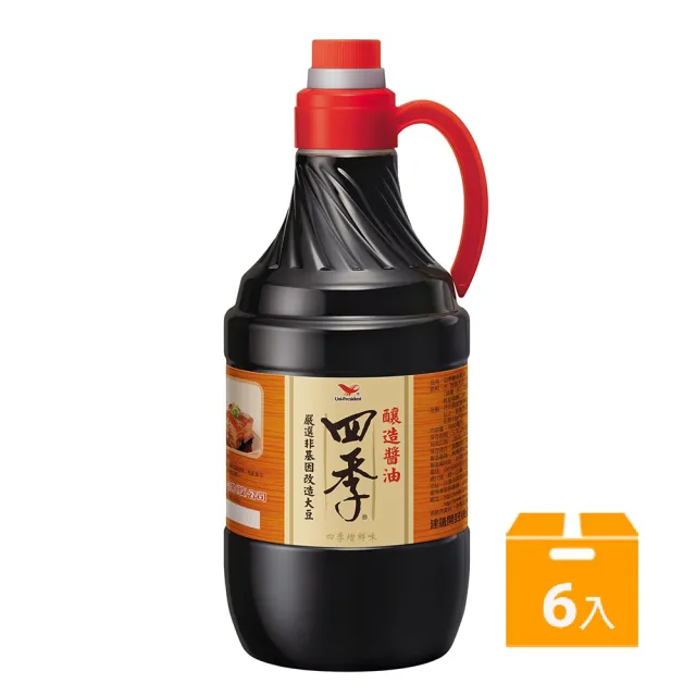 【四季】醬油1600mlx6入/箱  