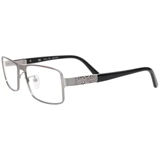 【POLICE】義大利經典圖騰設計款光學眼鏡(黑/銅銀 POV8810-0K20)