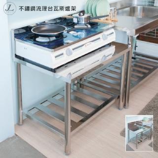 【kihome奇町美居】不鏽鋼流理臺瓦斯爐架-72公分