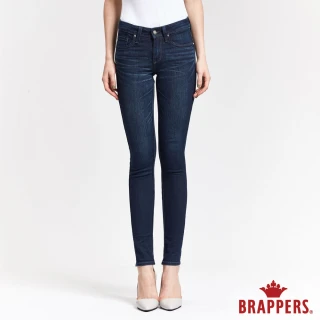 【BRAPPERS】女款 新美腳 ROYAL 系列-彈性水藍色鑽窄管褲(藍)