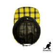 【KANGOL】5 PANEL 格紋棒球帽(黃色)