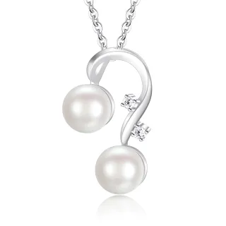 【KATROY】天然珍珠項鍊(8.0-8.5mm)情人節禮物