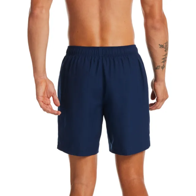 【NIKE 耐吉】SWIM 成人男性七吋海灘褲 藍 NESSA559-440(有內裡)