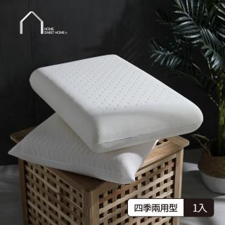 【HOME SWEET HOME 吾居吾宿】親膚涼感透氣釋壓記憶枕-天絲四季兩用型(1入)