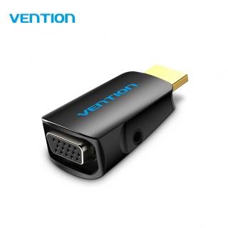 【VENTION 威迅】HDMI轉VGA 公對公 帶音頻轉接頭(AID系列)