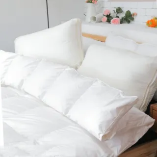 【Lust 生活寢具】可機洗夏被《98D匈牙利產鵝絨被6X7呎600g》7x7 49格80支紗布極暖蓬鬆羽絨被(無)