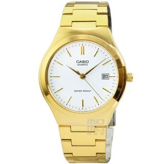 【CASIO 卡西歐】卡西歐經典時尚鋼帶男錶-金(MTP-1170N-7A 原廠公司貨)