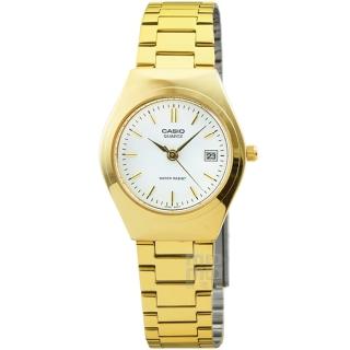 【CASIO 卡西歐】卡西歐經典時尚鋼帶女錶-金(LTP-1170N-7A 原廠公司貨)