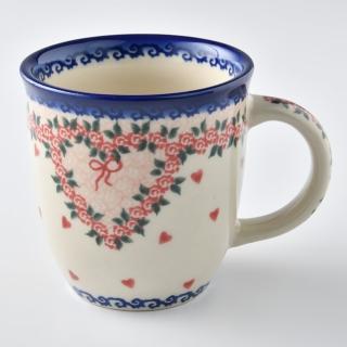 【美學生活 波蘭陶】波蘭陶 Vena 卡布其諾杯 水杯 茶杯 咖啡杯 馬克杯 300 ml 波蘭手工製(六月新娘系列)