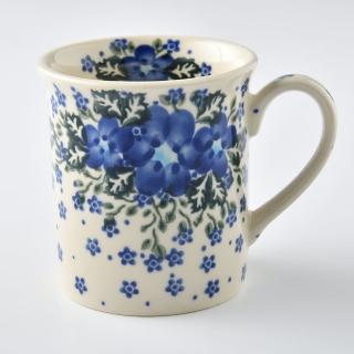 【美學生活 波蘭陶】波蘭陶 Vena 濃縮咖啡杯 水杯 茶杯 咖啡杯 馬克杯 250ml 波蘭手工製(青花涼夏系列)