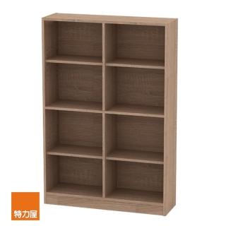 【特力屋】米勒八格書櫃 收納櫃 展示櫃 置物櫃