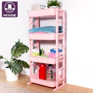 【HOUSE 好室喵】多功能組合式層架 四層(多色可選 臺灣製造)