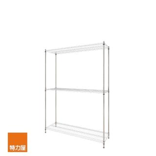 【特力屋】耐重型鍍鉻三層架 寬152*深46*高210公分