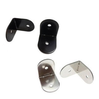D31-2 2入裝 半圓小角組 49.5X40 mm 鐵片(不銹鋼 寬型內角鐵 L型固定片 不鏽鋼小角 搗擺用角鐵)