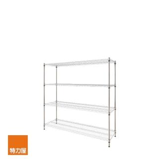 【特力屋】組合 耐重型鍍鉻四層架 152x46x150cm