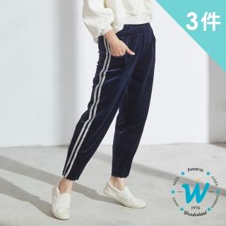 【Wonderland】3件組-引爆時尚激瘦厚磅細絨褲