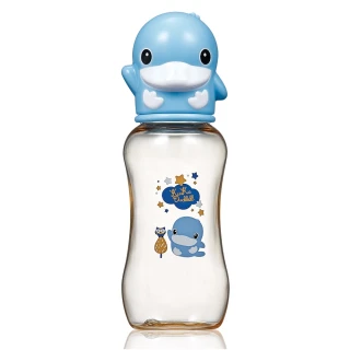 【KU.KU. 酷咕鴨】星燦造型PPSU標準葫蘆奶瓶280ml(藍/粉)