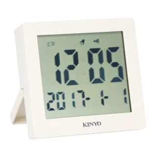 【KINYO】KINYO輕巧多功能電子鐘(TD-389)