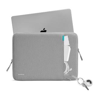 【tomtoc】完全防護 灰 13吋MacBook Pro 2016前&MacBook Air 2018前 筆電包(內膽)