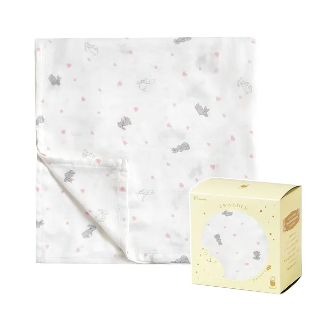 【Hoppetta】竹纖維紗布巾組任選-紙盒包裝可當彌月禮(-輕薄涼感柔軟舒適透氣)