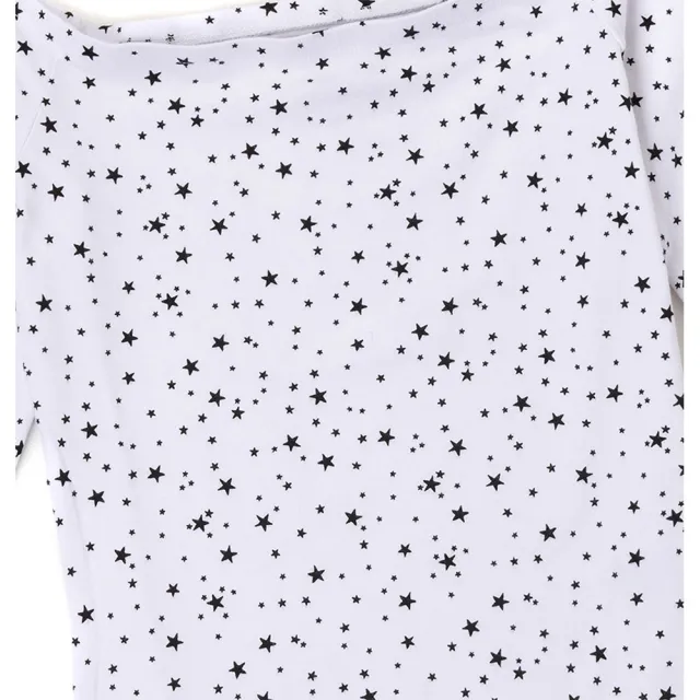 【Superdry】極度乾燥 女 星星造型露肩7分袖(XS號 S號 M號)