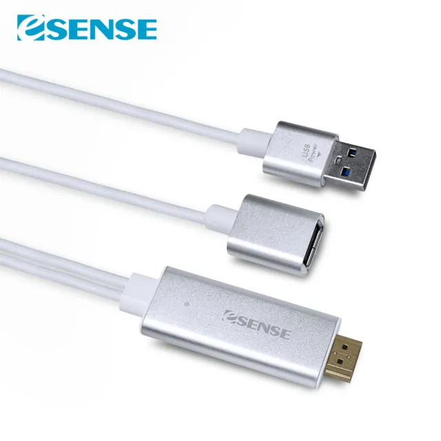 【ESENSE 逸盛】ESENSE HDMI A type 1.4v 公對公 1M HDMI線(37-AHL780)