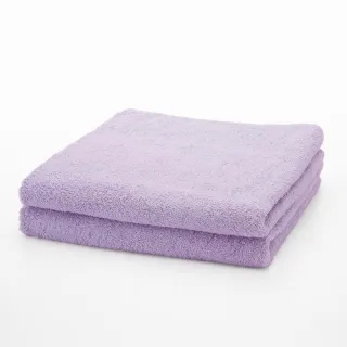 【日本桃雪】日本製原裝進口居家毛巾超值兩件組(紫色  鈴木太太公司貨)