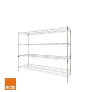 【特力屋】組合 耐重型鍍鉻四層架 152x46x120cm
