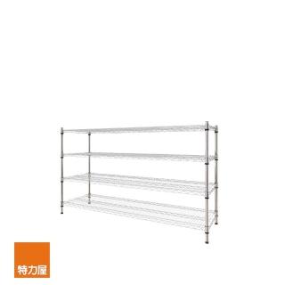 【特力屋】組合 耐重型鍍鉻四層架 152x46x90cm