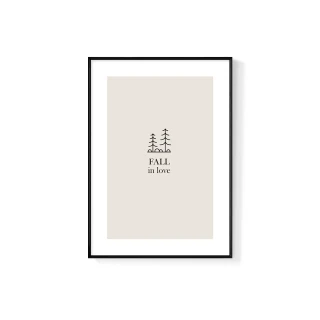 【菠蘿選畫所】Fall in love-42x60cm(畫/北歐/佈置/複製畫/臥房/海報/插畫/拍照小物)