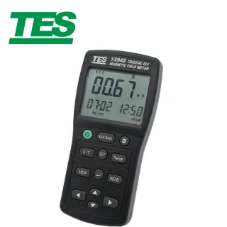 【TES 泰仕】可記錄低頻電磁波量測錶 TES-1394S(電磁波量測錶 電磁波測量 電磁波)