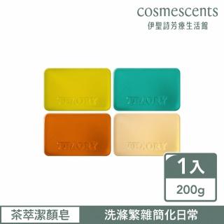 【伊聖詩】一日茶道TEAORY 潔顏皂200g(多款任選/檸檬綠茶/菊花普洱/蜂蜜烏龍/冰山美人)