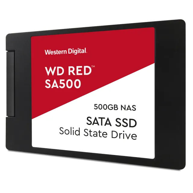 【WD 威騰】紅標 SA500_500GB SATA NAS固態硬碟(讀：560M/寫：530M)