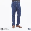 【NST JEANS】高腰打摺牛仔褲 微彈 刷色淺丹寧 中老年暢銷款(002-8757)