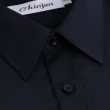 【CHINJUN】勁榮抗皺襯衫-短袖、素色黑、s8017(任選3件999 現貨 商務 男生襯衫)