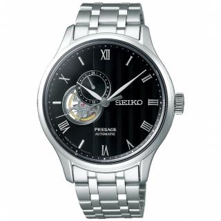 【SEIKO 精工】Presage 絕對風範時尚紳士開芯機械男錶-黑/41.8mm(SSA377J1/4R39-00W0D)