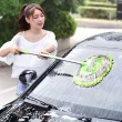 【EZlife】洗車不傷漆雪尼爾伸縮拖把(一拖3布)