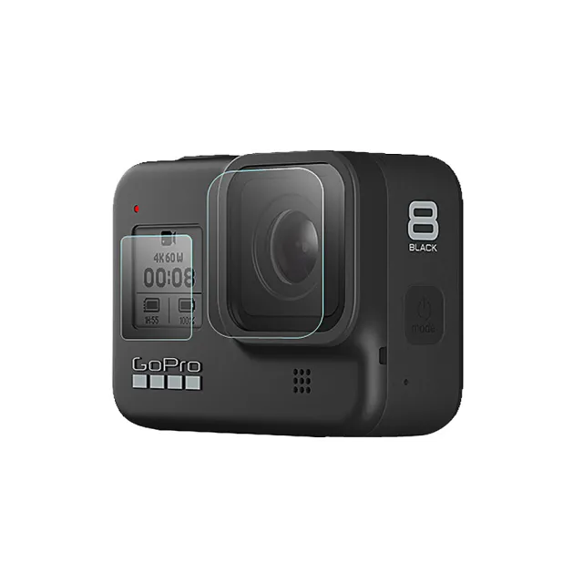 【Sunnylife】GoPro HERO8 BLACK 鏡頭螢幕鋼化玻璃保護貼