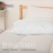 【Embrace 英柏絲】買一送一 五星級飯店指定御用 水鳥羽絨枕 100%純棉表布(防絨加工)