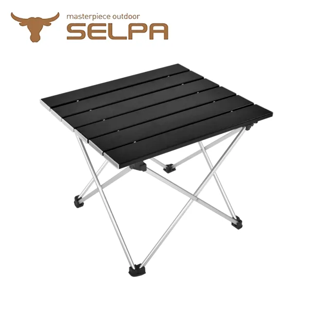 【SELPA】炫彩鋁合金蛋捲桌/摺疊桌/露營桌/登山/四色任選(一般款)