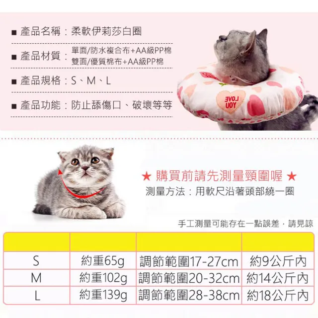 【VENCEDOR】伊莉莎白防咬舔頭套圈-單圖(單圖款貓咪/狗狗防舔防咬圈/脖套頭套/伊莉莎白圈/寵物項圈-2入)