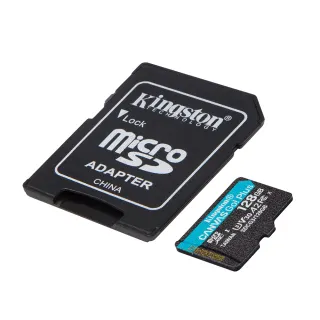 【Kingston 金士頓】Canvas GO Plus mircoSDXC 128G 記憶卡(SDCG3/128GB)