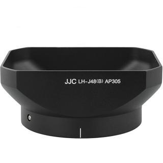 【JJC】副廠Olympus遮光罩相容原廠LH-48B遮光罩LH-J48B BLACK黑色(金屬製 適M.ZD 17mm f/1.8 ED)