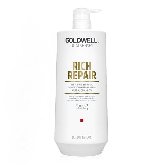 【GOLDWELL 歌薇】水感洗髮精1000ml 乾燥髮質適用(平輸版)