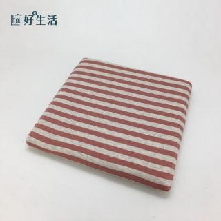【hoi! 好好生活】療癒系針織記憶釋壓坐墊-針織紅40X40cm
