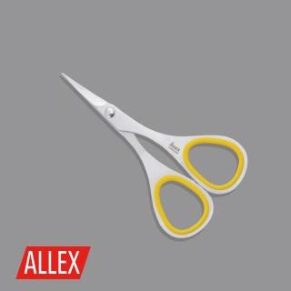 【ALLEX 林刃物】極細短刃剪刀-110mm黃(11055Y)