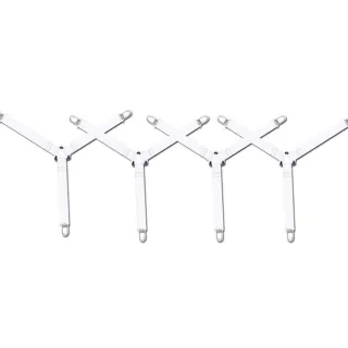 【ROYAL LIFE】床單不亂跑可調節固定夾-8入組(床單夾/防滑/固定器/防滑夾/彈力帶/床罩夾)