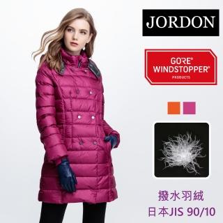 【JORDON 橋登】WINDSTOPPER撥水羽絨長版大衣